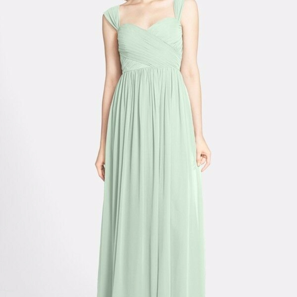 Jenny Yoo Convertible Mint Green Bridesmaid Dress